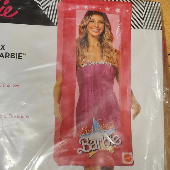 FUN BARBIE BOX Halloween Costume BNIP One Size Adult Costume - Picture 2 of 4